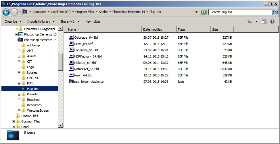 Photoshop Elements Plugins In Windows 64 Bit