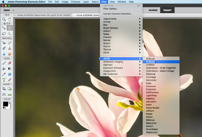 photoshop elements plugins