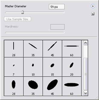 Brush palette