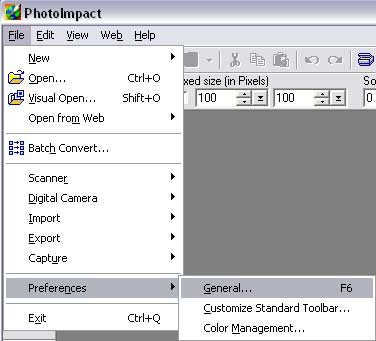 Plugin in PhotoImpact