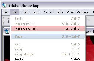 Photoshop Menu changes