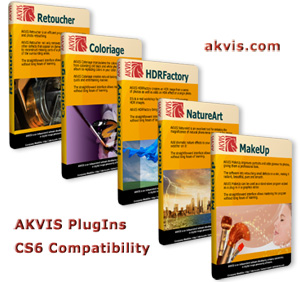 Kompatibilität mit CS6 für 5 AKVIS PlugIns
